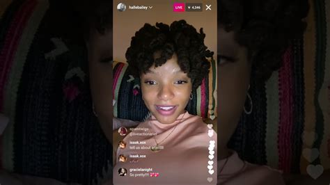 Halle Bailey Instagram Live 8 19 2021 Youtube