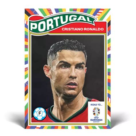 TOPPS ROAD TO Uefa Euro 2024 Living Set Card N 1 Cristiano Ronaldo