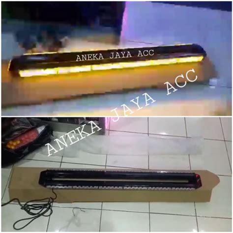 Jual Rotator Strobo Lampu Atap Mobil Led 90cm 4 Sisi Kaki Magnet Kuning