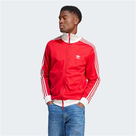 Adidas Adicolor Classics Beckenbauer Track Top Red Adidas Australia