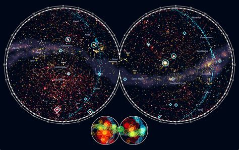 A Sky Map Of The Hubble Space Telescopes Observations Visual Cinnamon