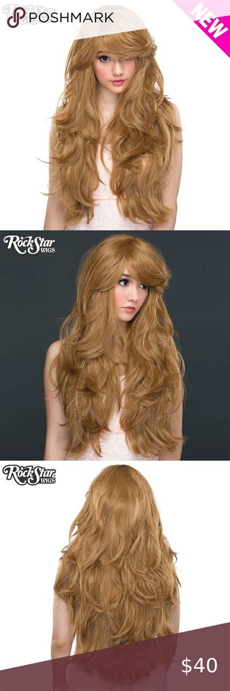 Rockstar Wigs Jem Holograms Long Blonde Cosplay Princess Hairstyles Human Braiding Hair Wigs