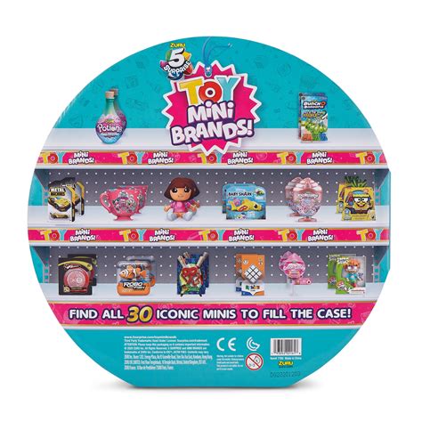 5 Surprise Toy Mini Brands Collectors Case Store And Display 30 Minis With 4 Exclusive Minis