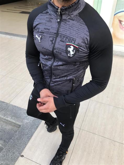 Купить Мужской спортивный костюм Pumma ferrari g0406