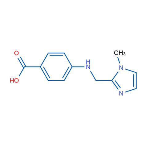 860344 02 1 4 1 Methyl 1H Imidazol 2 Yl Methyl Amino Benzoic Acid