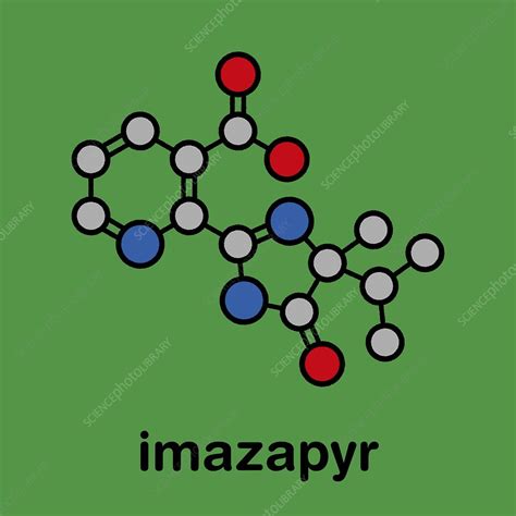 Imazapyr Herbicide Molecule Illustration Stock Image F0305848