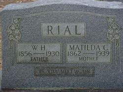 William Henry Rial 1856 1930 Mémorial Find a Grave