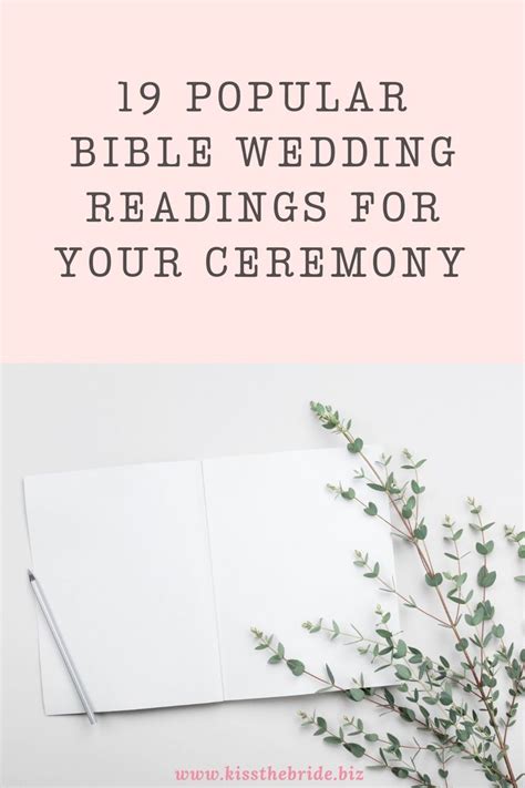 Bible Wedding Readings You Can Relate To Kiss The Bride Magazine