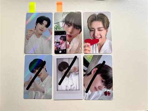 WTS Zb1 Zerobaseone Fan On Trading Cards Hanbin Yujin Gunwook Matthew