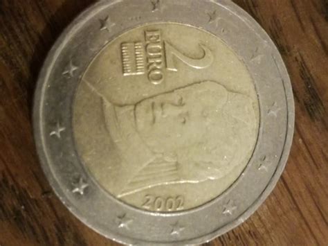 Zeldzame 2 Euromunt Oostenrijk 2002 Mooie Munt Etsy Nederland