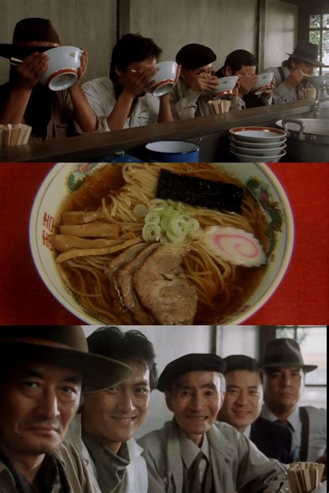 three different pictures with people eating food and one has chopsticks ...