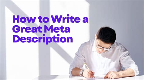 How To Write A Great Meta Description For Seo