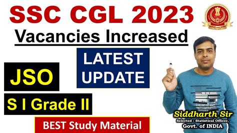 SSC CGL 2023 VACANCY INCREASED Latest Update Ssccgl Statistics