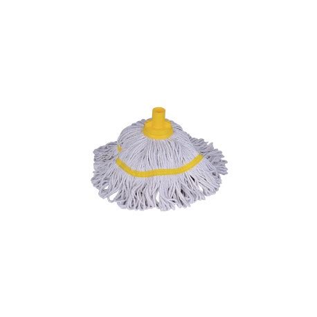 Mop Head Hygiemix T1D Socket Mop 300g Yellow Each