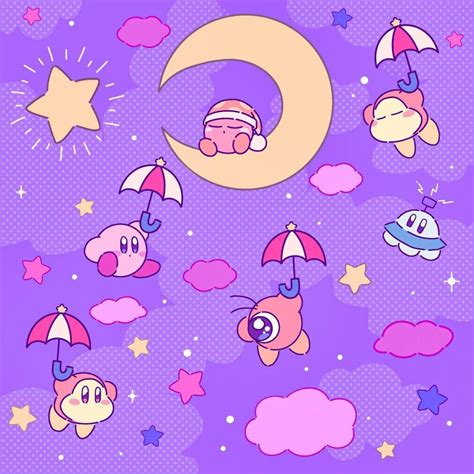 Purple Kirby Wallpapers Top Free Purple Kirby Backgrounds