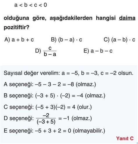 Temel Kavramlar Konu Anlatımı Test Soruları Çözümleri Tyt Matematik