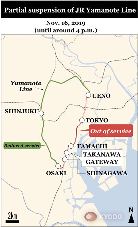 Tokyo Jr Yamanote Line Map