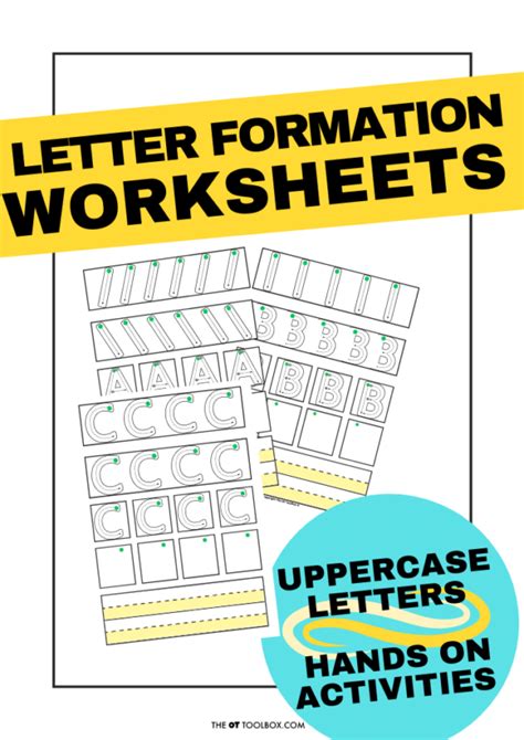 A Z Letter Formation Worksheets The Ot Toolbox