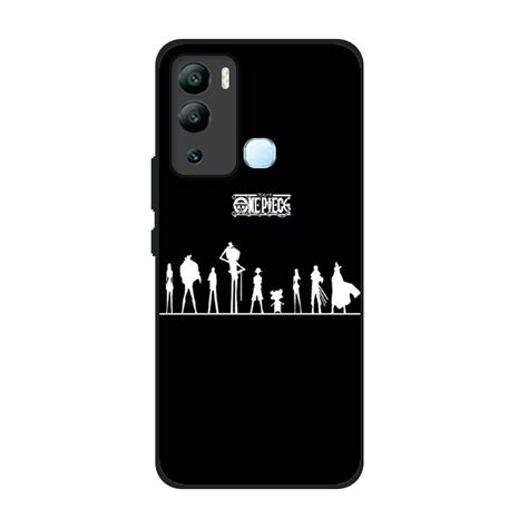 เคส Infinix Hot i Hot Play Case การตน One Piece Luffy เคสซลโคน Soft Black TPU