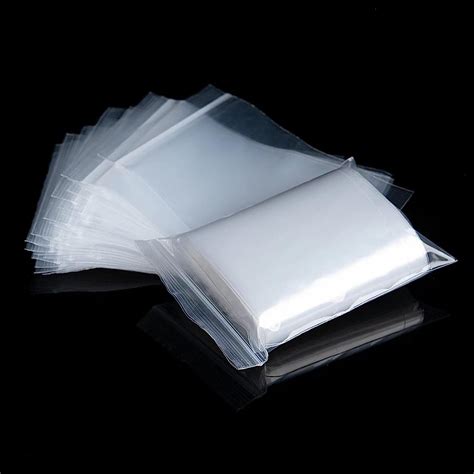 300 Pièces Transparent Sachets Plastiques Refermables Sachet Plastique