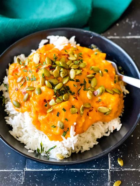 Roasted Butternut Squash Sauce With Curry And Coconut Milk Veggie Fun Kitchen