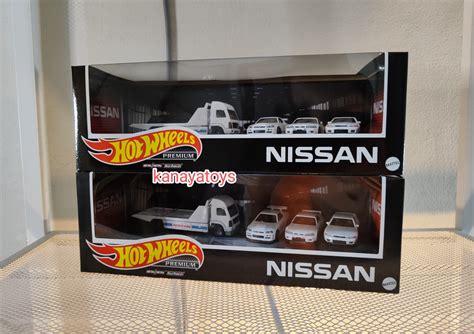 Lof Of 2 Hot Wheels Premium Diorama Box Set White Nissan Skyline GTR R34 R33 R32 EBay