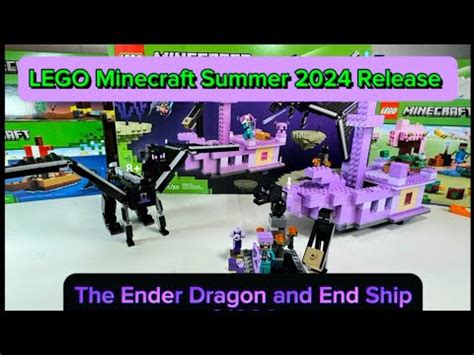 LEGO Minecraft Summer 2024 Release The Ender Dragon And End Ship