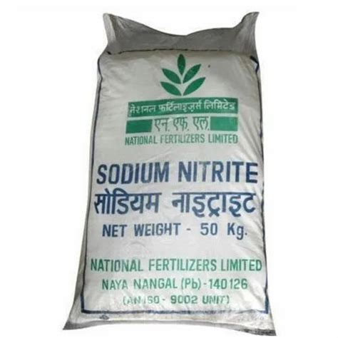 Sodium Nitrite Powder 50 Kg Bag Grade Deepak At Rs 57 Kg In