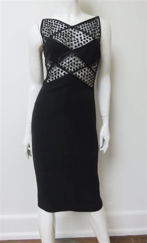 Valentino Silk Dress With Lace Insets For Sale At 1stdibs