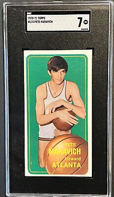 1970 71 Topps HOF Pistol Pete Maravich RC 123 Iconic Rookie Card