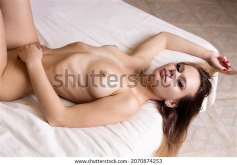 Sexy Nude Blue Eyed Blonde Girl Beautiful Stock Photo Shutterstock