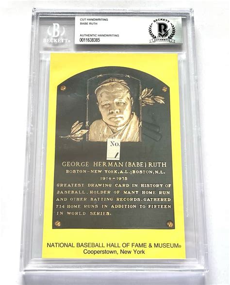 Yahoo オークション BABE RUTH CUT HANDWRITING ベーブルース 直筆 B