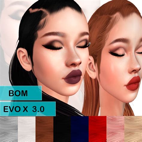 EVOX HAIR BASE Marketplace Secondlife P HAIR BASE BOM Flickr