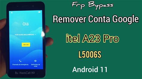 Itel A23 Pro L5006S Android 11 Remover Conta Google Frp Bypass A23