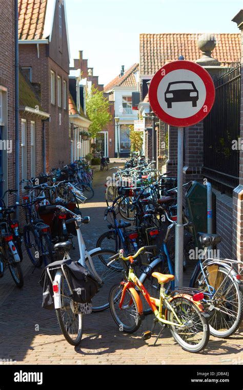 Holland Stadtstra E Keine Autos Verkehrszeichen Pedal Zyklen Nur