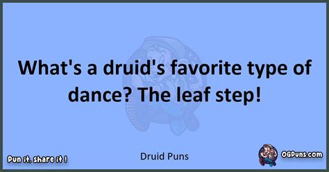 240 Druid Icious Puns Unleashing The Leafy Laughter