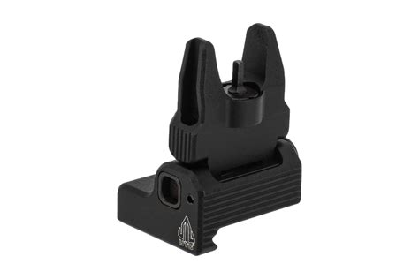 Leapers Utg Accu Sync Spring Loaded Ar15 Flip Up Front Sight Black Mnt 757