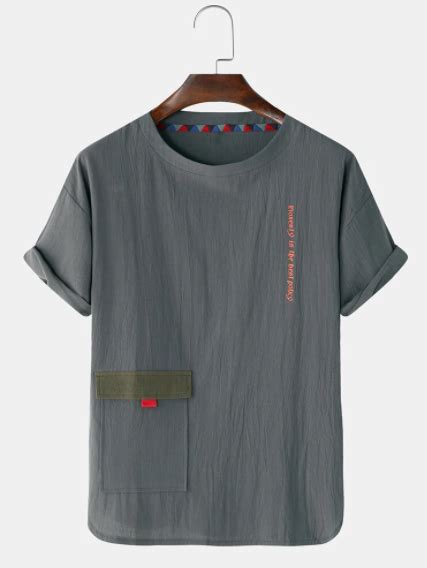 футболка с карманом | T shirt, Mens tshirts, Men shirt style