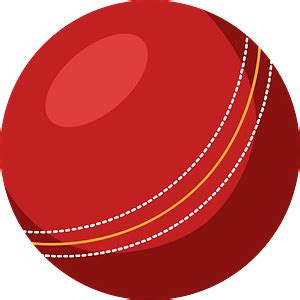 Cricket ball - Free vector clipart images on creazilla.com