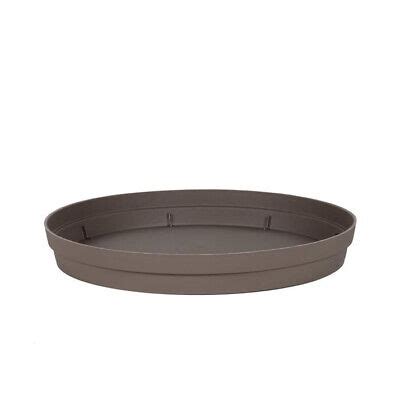 Soucoupe Cm Pour Pot De Fleur Toscane Cm Taupe Ebay