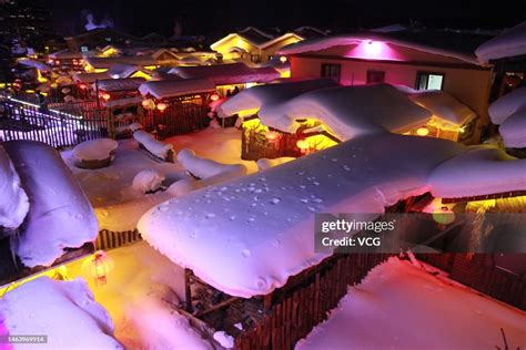 Chinas Snow Town Is Seen After A Snowfall On February 6 2023 In News Photo Getty Images