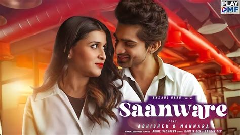 Saanware Music Video Teaser Out Abhishek And Mannara Chopra Together