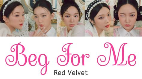 Red Velvet Beg For Me Youtube