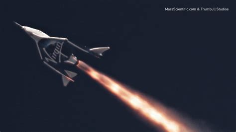 First In Flight Firing Of Virgin Galactic Spaceplane Engine