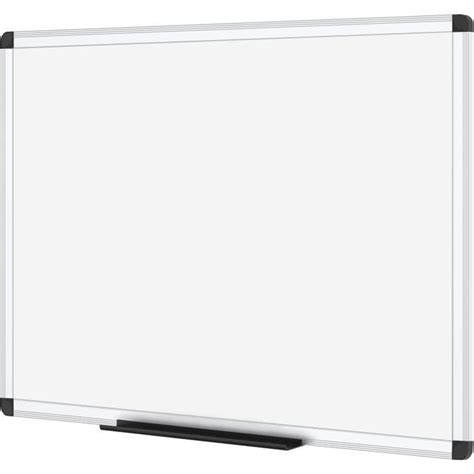 Tableau Blanc Magnétique Effaçable À Sec Avec Cadre En Aluminium Et Porte Marqueur 100 X 80 Cm