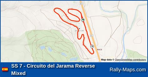 Ss Circuito Del Jarama Reverse Mixed Stage Map Rallye Comunidad