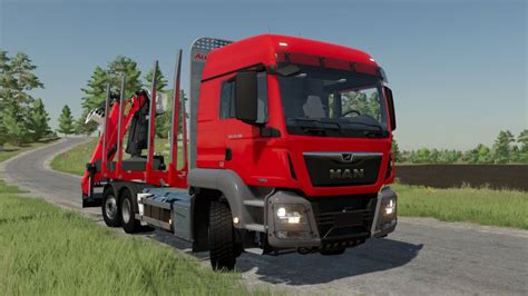 MAN TGS TG2 Woodtruck FS22 Mod Mod For Landwirtschafts Simulator 22