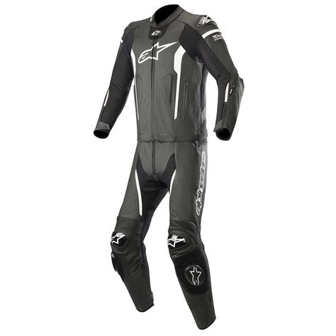 Alpinestars Missile Pc Leather Suit Tech Air Compatible Black White