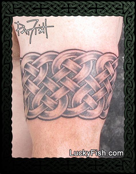 Triple Loop Band Celtic Tattoo Design LuckyFish Inc And Tattoo