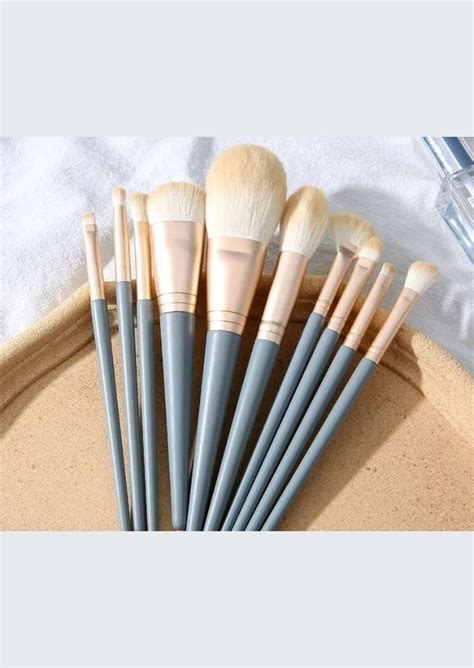 10 Piece Makeup Brush Set Beautifulu